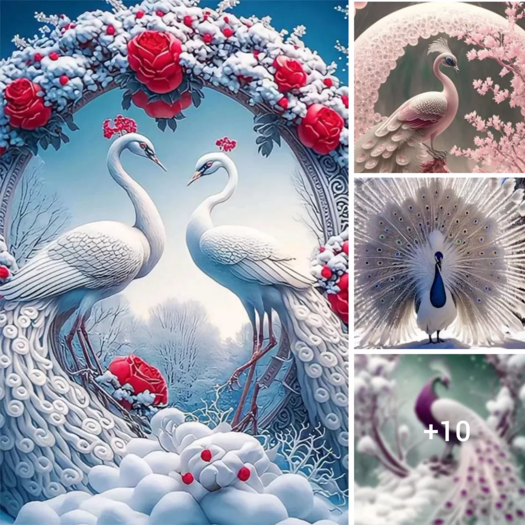 “Feathers of Majesty: Exploring the Enchanting Beauty of Peacocks”