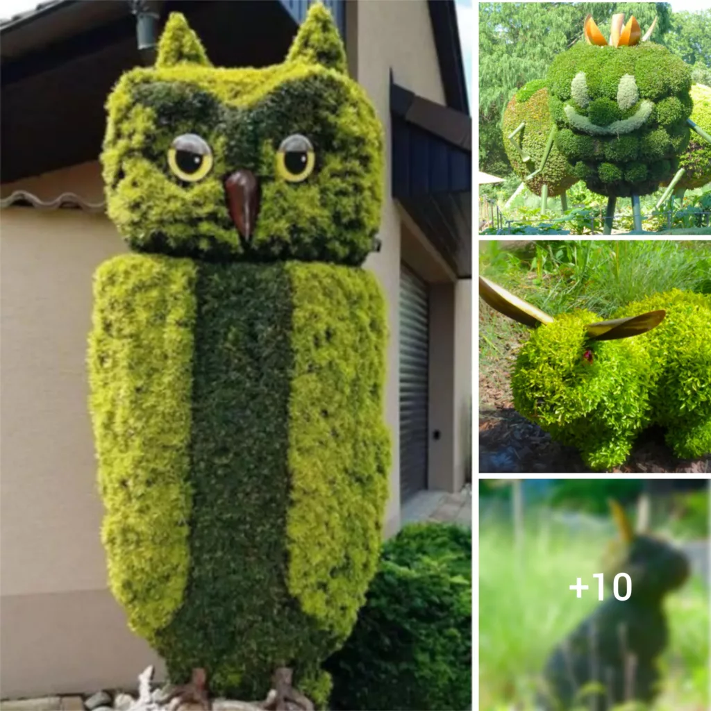Crafting Nature’s Wonders: Animated Animal Topiaries to Transform Your Outdoor Haven